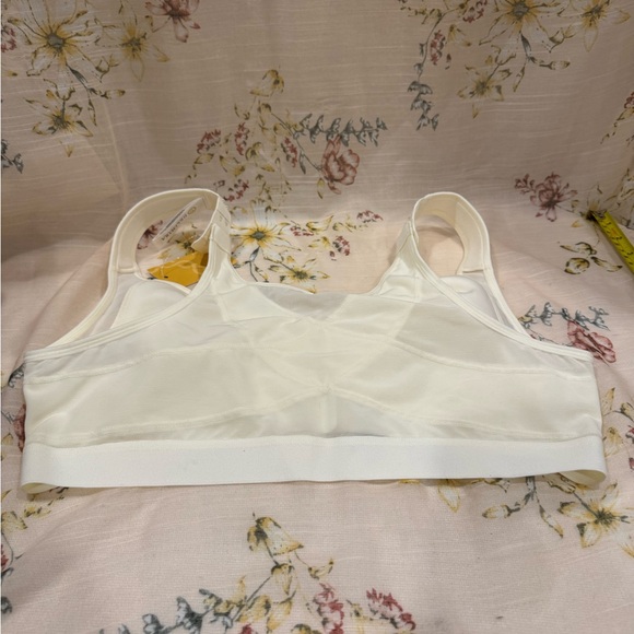 NWT DELIMIRA Wireless X-Shaped Back Posture Front Closure Ivory 38B - Picture 8 of 15